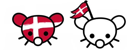 En feddit-lemming der er malet som et flag i hovedet og en feddit-lemming med et lille fødselsdagsflag